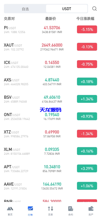 图片[4]-多语言交易所/合约交易+期权交易+币币交易+合约交易跟单+锁仓挖矿+IEO申购+NFT盲盒+双币理财+平台币发行+平台币行情控制+机器人/前端uniapp纯源码+后端PHP-天龙源码网-精品源码网站