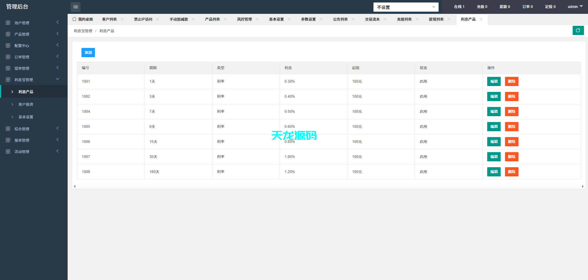 图片[28]-微盘微交易系统外汇虚拟币贵金属/伪交易所pc自适应/利息宝/单控全控-天龙源码网-精品源码网站