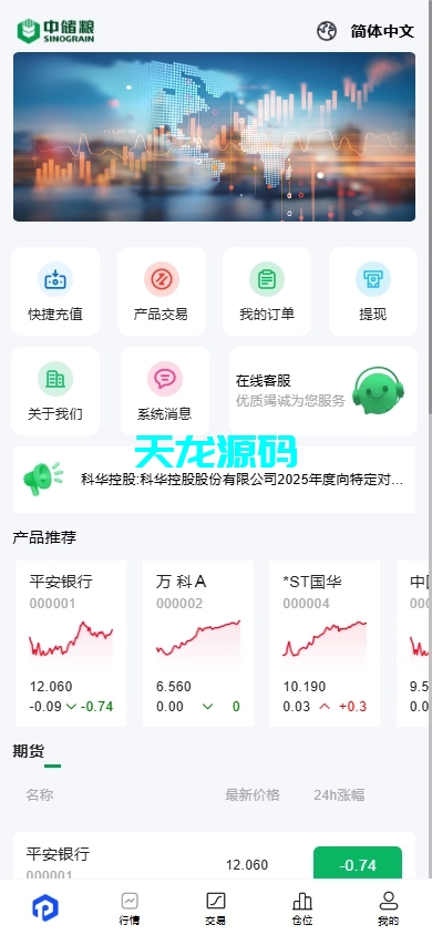 海外多语言股票交易系统/A股/港股/印股/泰股/国际股票配资-天龙源码网-精品源码网站