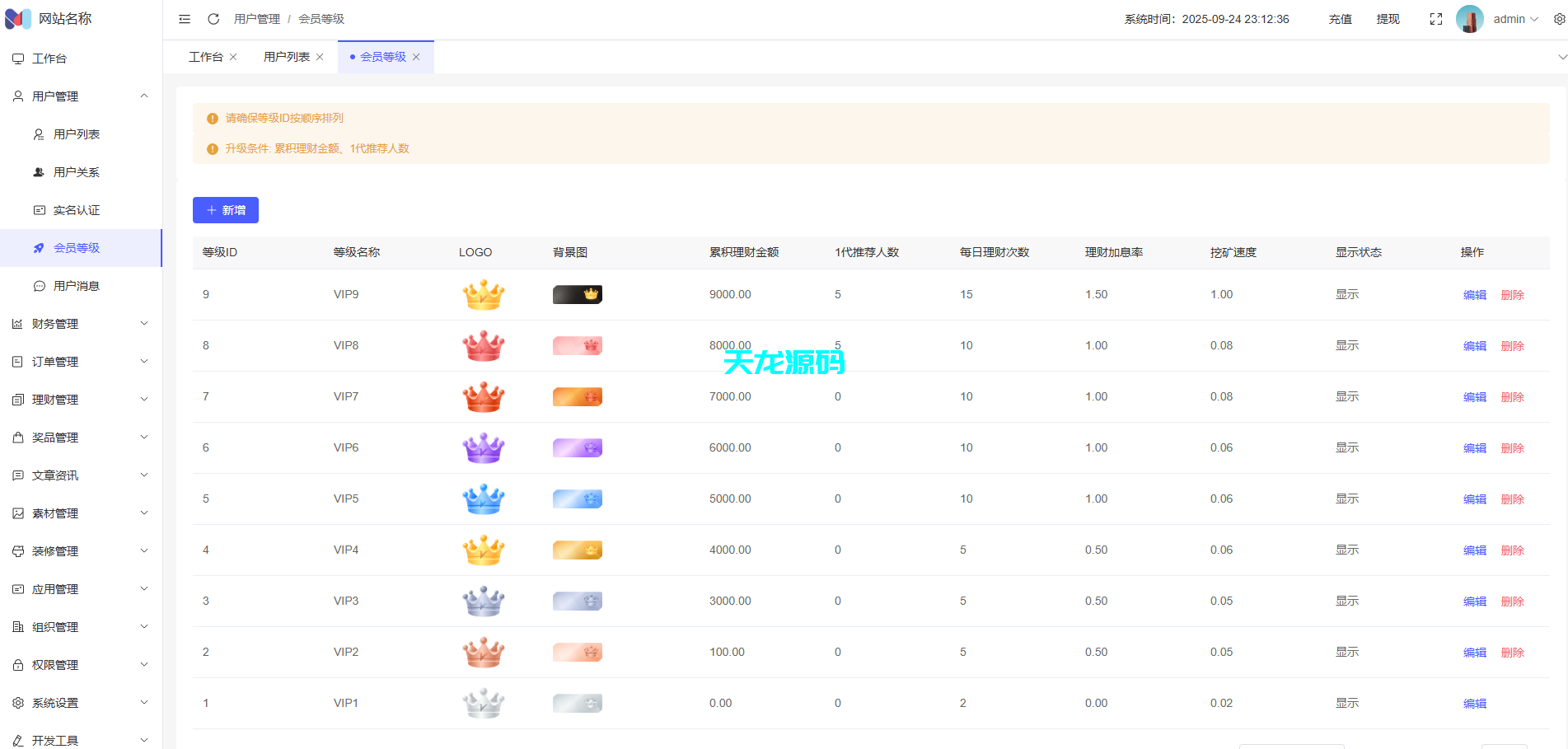 图片[18]-多语言量化理财系统｜集成USDT能源挖矿与可定制新能源项目平台-天龙源码网-精品源码网站